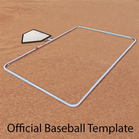 batter's box metal guide|baseball batters box template.